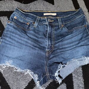 Levi's Women's Blue Denim Shorts
